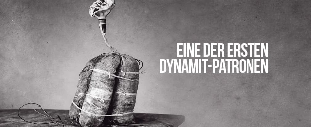 Alfred Nobel erfindet das Dynamit